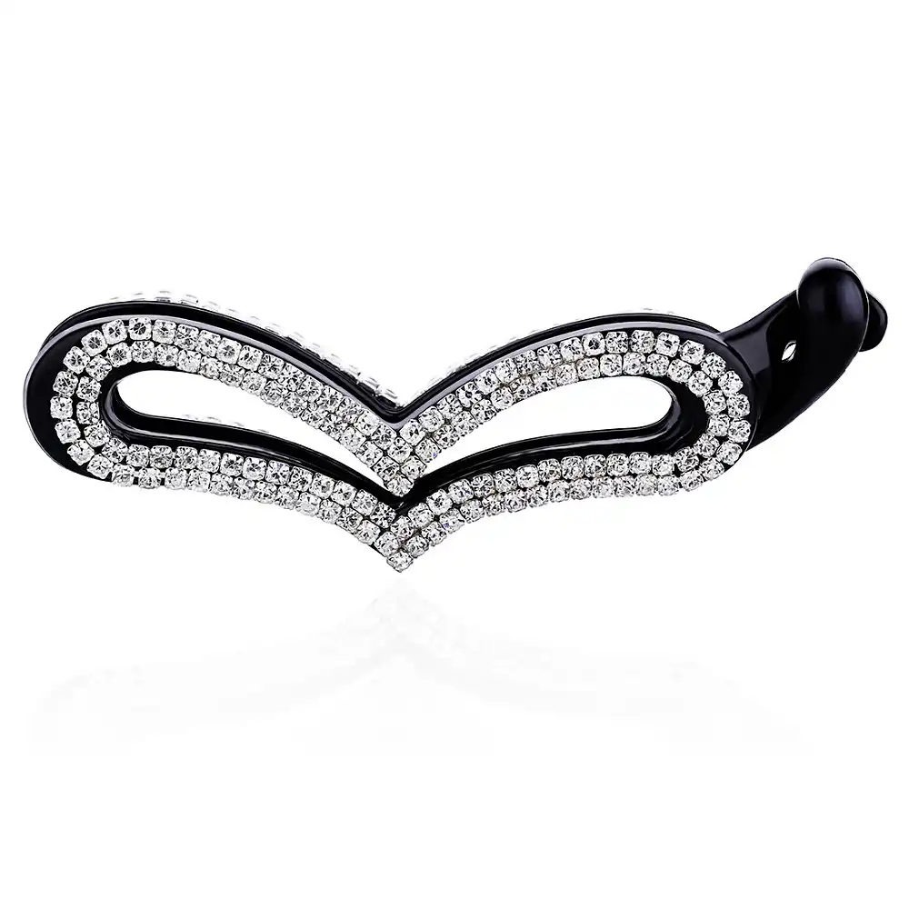 Cute Romantic Heart Women S Barrettes Long Thick Hair Clamps Clips