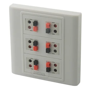 

6.0 banana sound box speaker wall plate