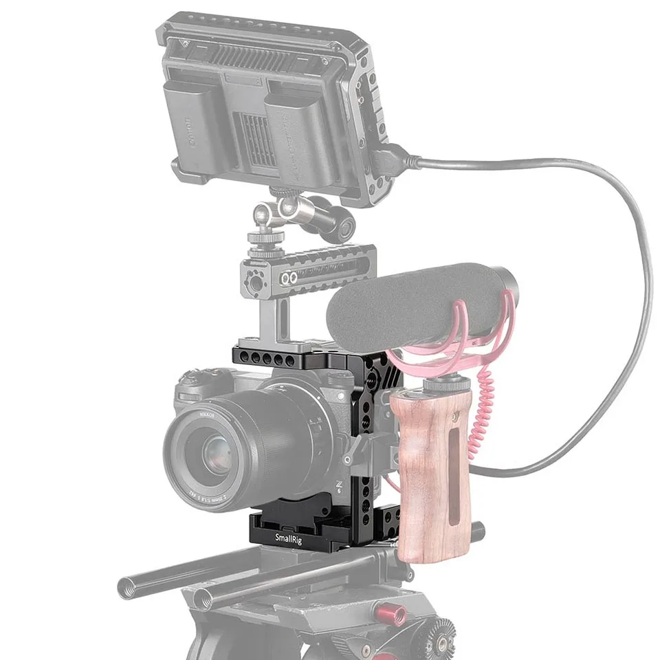 SmallRig Z6 Камера клетка Quick Release Половина Клетка для Nikon Z6 и Nikon Z7 особенность со встроенным Manfrotto 501 QR пластина 2262