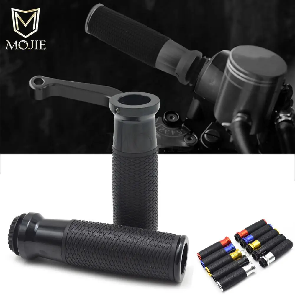 

7/8" 22mm CNC Aluminum Motorcycle Handlebar Grips Handle Bar Hand Cap For Suzuki GSX GSXR 400/600/750/1000/1300 BANDIT HUYABUSA
