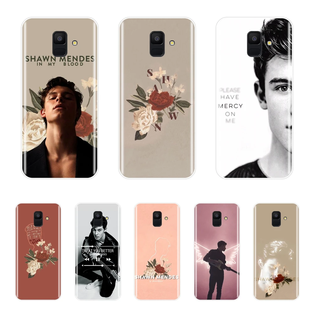 Силиконовый чехол Shawn Mendes Singer для Samsung Galaxy A3 A5 A7 2016 2017 2018 A6 A8 Plus 2018|Бамперы| |