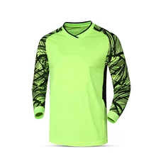 Мужской футбольный голкиперский Спортивная футболка Губка протектор Костюм футбол длинный рукав цель Хранитель униформы Хранители набор XXL