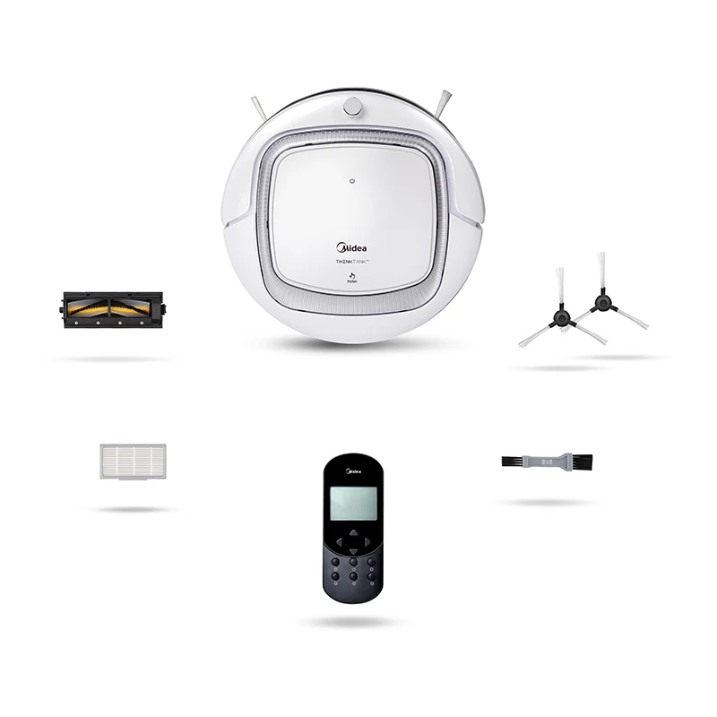 Midea Smart Robot Vacuum Cleaner with Self-Charge,1000PA Suction Power,Remote Control with Multi-Mode,M-SLAM Navigation System