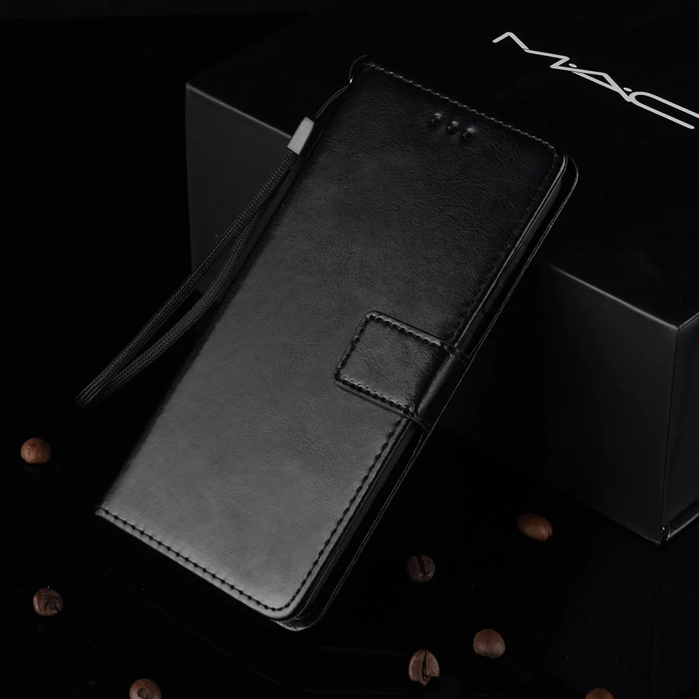 Чехол бумажник для BlackBerry PRIV из искусственной кожи с подставкой и отделениями