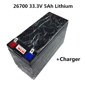 

Rechargeable 26770 33.3V 5ah li ion battery pack with bms for Portable equipment Emergency light electric power tools LED light