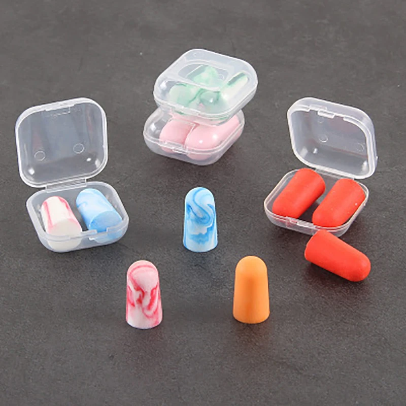 

2pcs/set Foam Soft Ear Plugs Noise Reduction Earplugs Protetor Auricular Orejeras for Sleeping Study Travel Noise Prevent