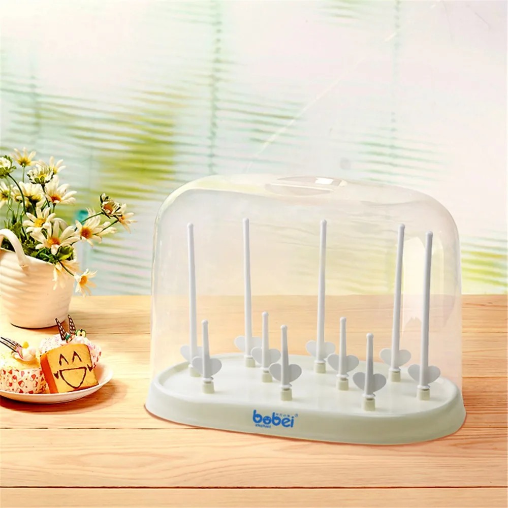 

nipple shelf pacifier bottle feeding cup holder hanging bottle drying rack for infant baby detachable feeding bottle drying rack