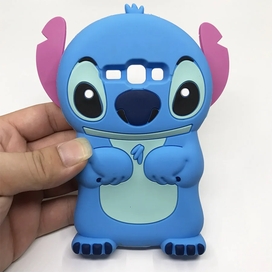 3D unicornio gato conejo de silicona suave Capa para Samsung Galaxy J1 (2016) j120 J120F J1 2016 SM-J120F de dibujos animados Funda de teléfono