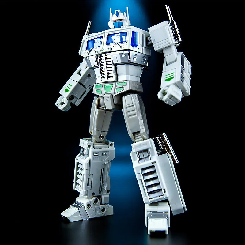 

KBB Kubianbao 19CM Transformation Toys White MP-10V Alloy Action Figure Model Robot Car Kids boy Adult Men Collection Toys gift