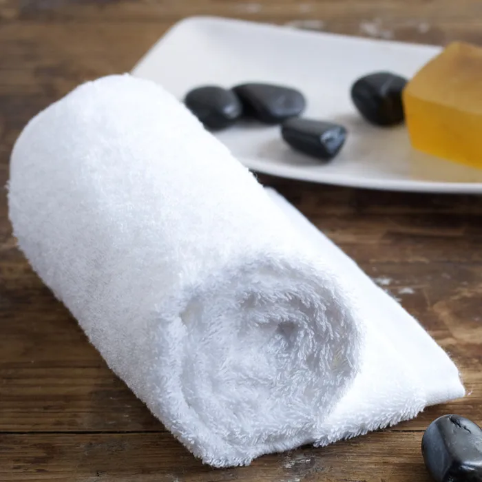 home textile high quality100%cotton face hair towel for adults white hotel brand bathroon towels soft rectangle towels 80*40cm