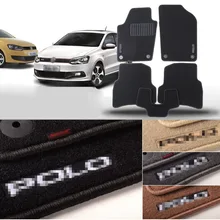 Savanini 4pcs Premium Auto Fabric Nylon Anti-slip Floor Mats Carpet For VW Polo