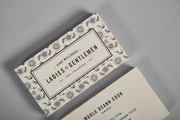 personal name card