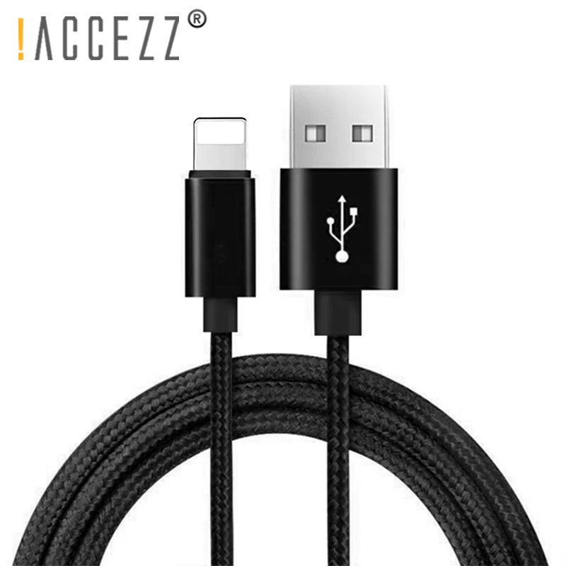 

!ACCEZZ USB Cable For iPhone Xs Max Xr X 8 7 6 plus 6s 5s iPad MiNi Lighting Fast Charging Cables Mobile Phone Charger Data Cord