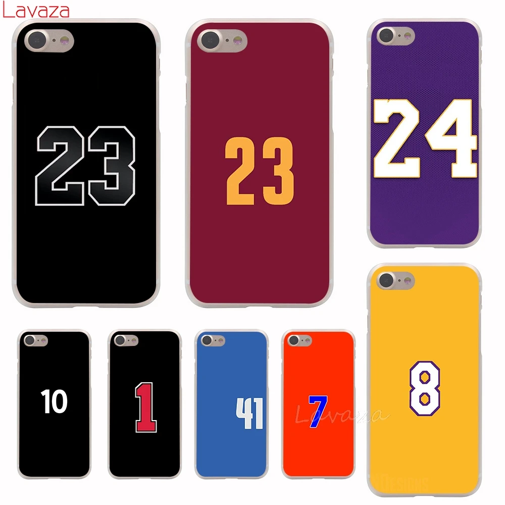 

Lavaza Funny basketball number design Hard Phone Case for Apple iPhone 6 6s 7 8 Plus 4 4S 5 5S SE 5C Cover for iPhone XS Max XR