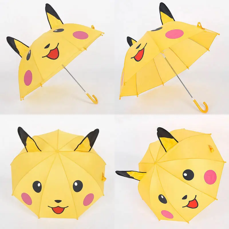 

New Kids Child Cute Pokémon go Pikachu cartoon children Kids Umbrella/Parasol