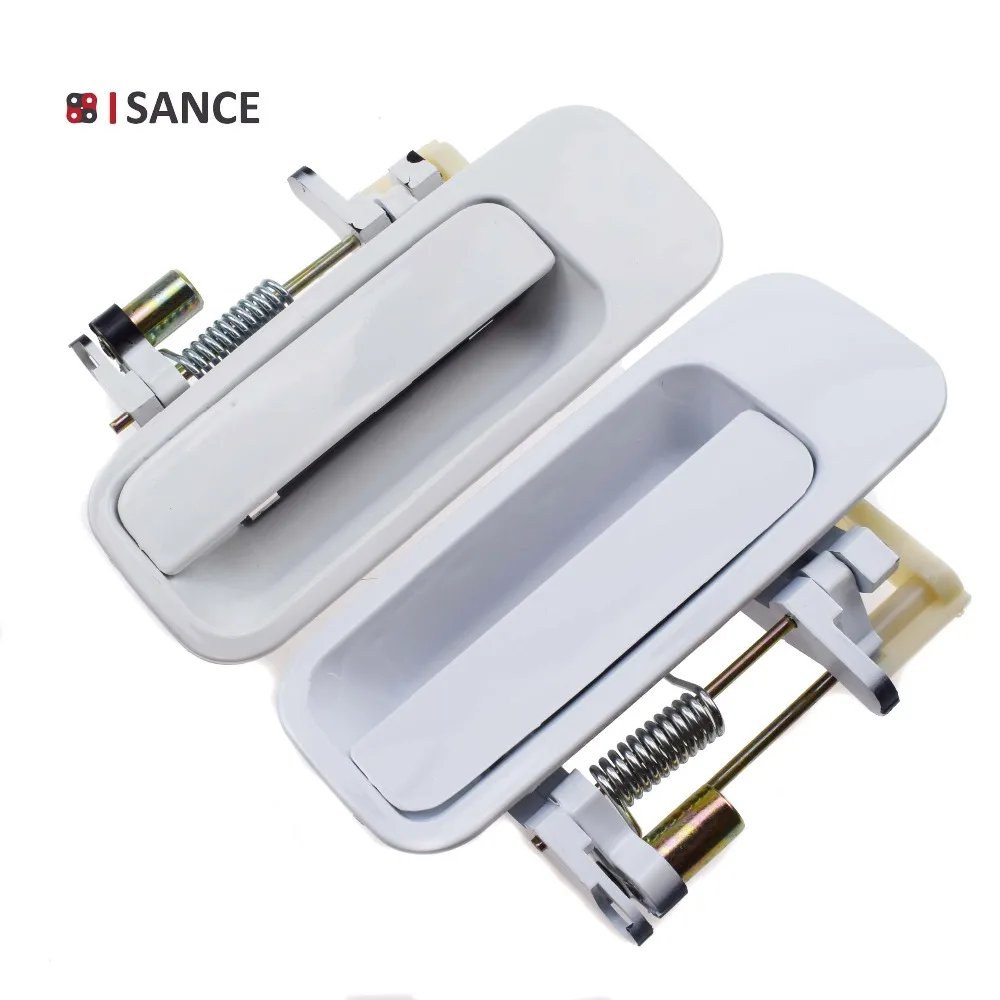ISANCE Outside Door Handle White Rear Right &amp; Left For