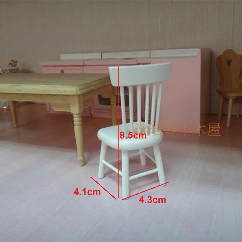 Side Chair dollhouse miniature wood furniture 1/12 scale kids Toys & Hobbies Side Chair dollhouse miniature wood furniture 1/12 scale kids Toys & Hobbies