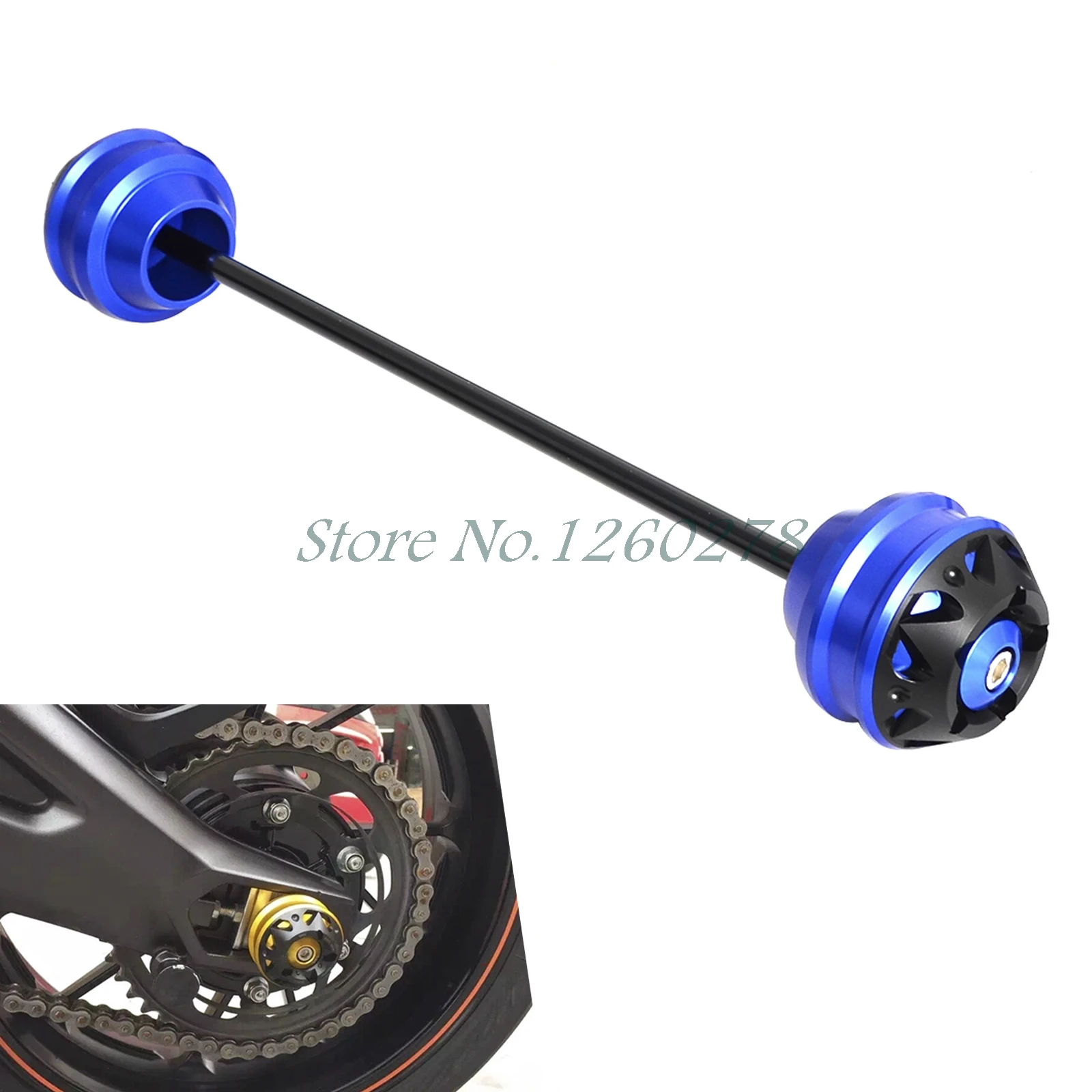 

Front Axle Fork Crash Sliders Wheel Falling Protection Guard For BMW K1200 K1300 GT/R/S K1600 GT/GTL
