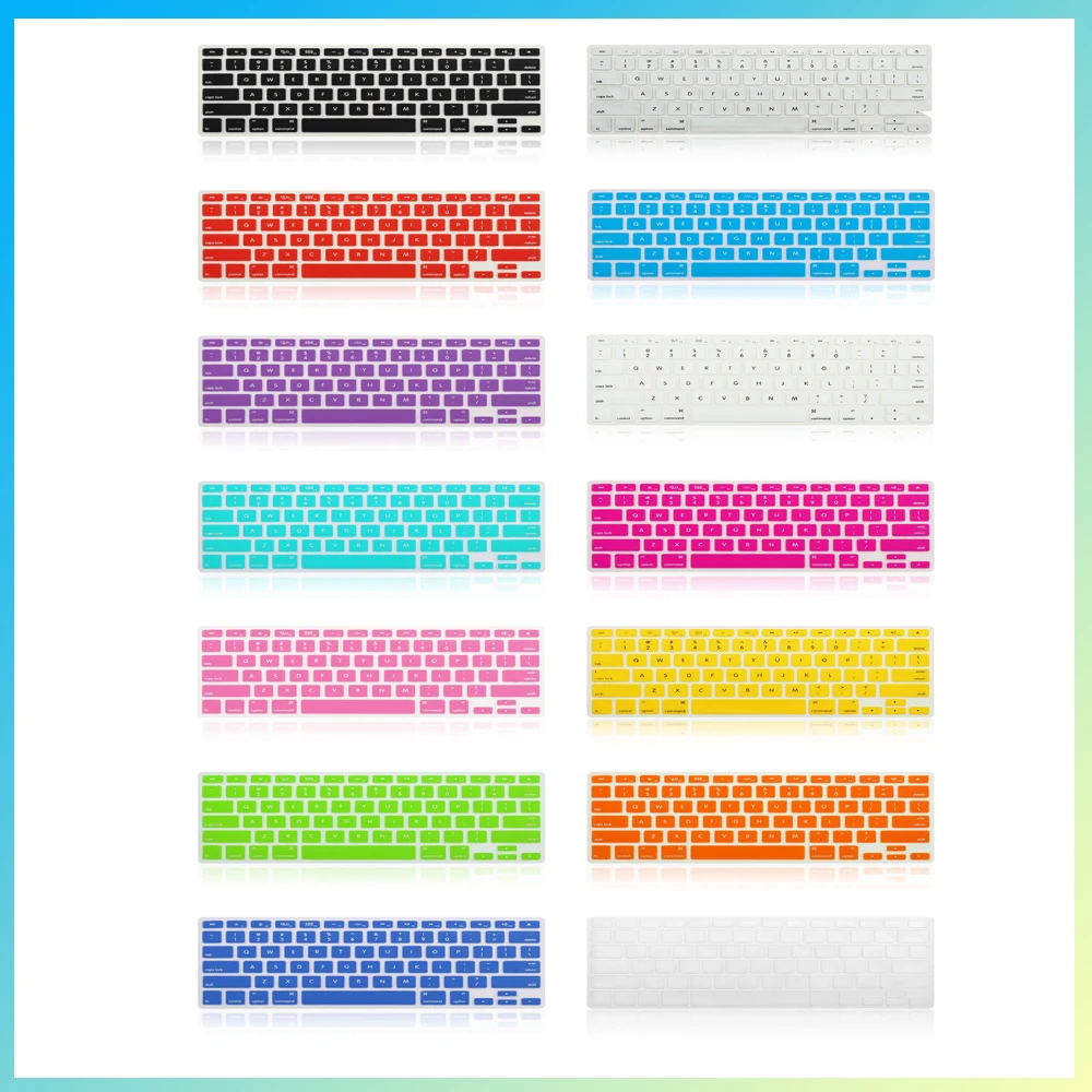 US Silicone Laptop For Apple Macbook Air 11 Keyboard cover skin  protector stickers for macbook 11.6 A1465 Keyboard Cover