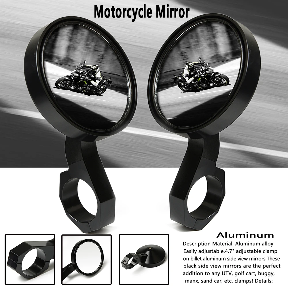 

Motorcycle Mirror Rearview Mirror Folding Side Mirrors For Yamaha Viking and Viking 6 seater 2 for Polaris RZR XP1000 RZR 4 XP 4