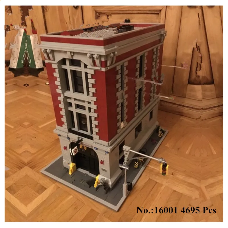 

H&HXY IN STOCK 16001 4695Pcs Ghostbusters Firehouse Headquarters Model Building Kits Model set Compatible LEPIN