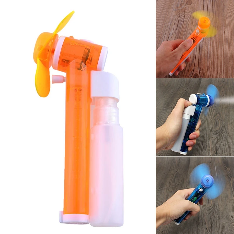 

Universal Handheld Mini Fan Battery Rechargerble Cool Tool Personal Ultra-Quiet Water Cooling Fan Air Humidification with Kettle