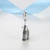 New Authentic 925 Sterling Silver Charm Bead Travel Dubai Burj Al Arab Dangle Charms Fit  Bracelets Women DIY Jewelry 2