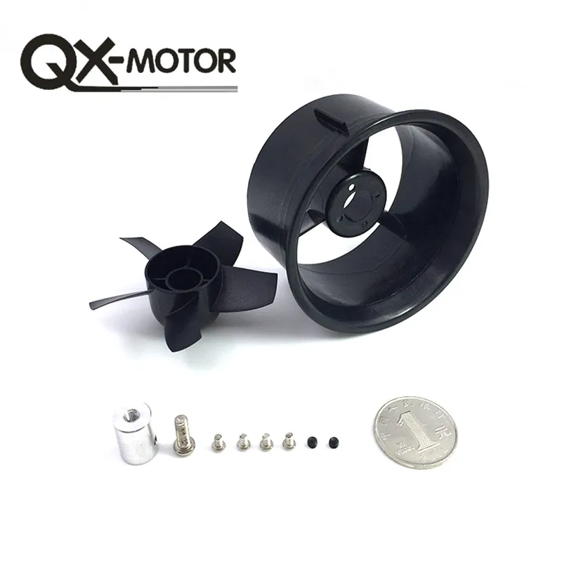

QX-Motor 64mm EDF with 5 Blades Ducted Fan Without Motor Suit for RC Airplanes