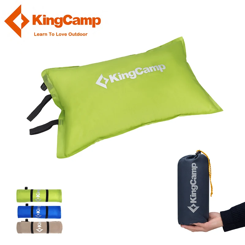 

KingCamp Camping Pillow Portable Self-Inflating Pillow for Camping Ultra-light Outdoor Travelling Pillows for Hiking Trekking