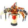 Party Supplies The Clown Hat With Bell Halloween Decoration show headdress Funny Costume Ball Cosplay craft jester cap tiaras ► Photo 1/4