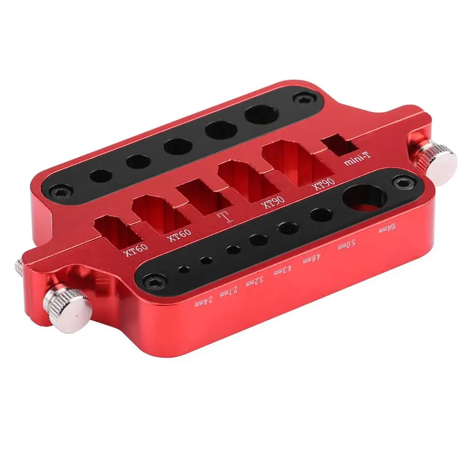 

1pc Multifunction Soldering Station Jig Aid High Quality Aluminum Alloy Connector Soldering Aid for XT60 XT90 T Banana Connector