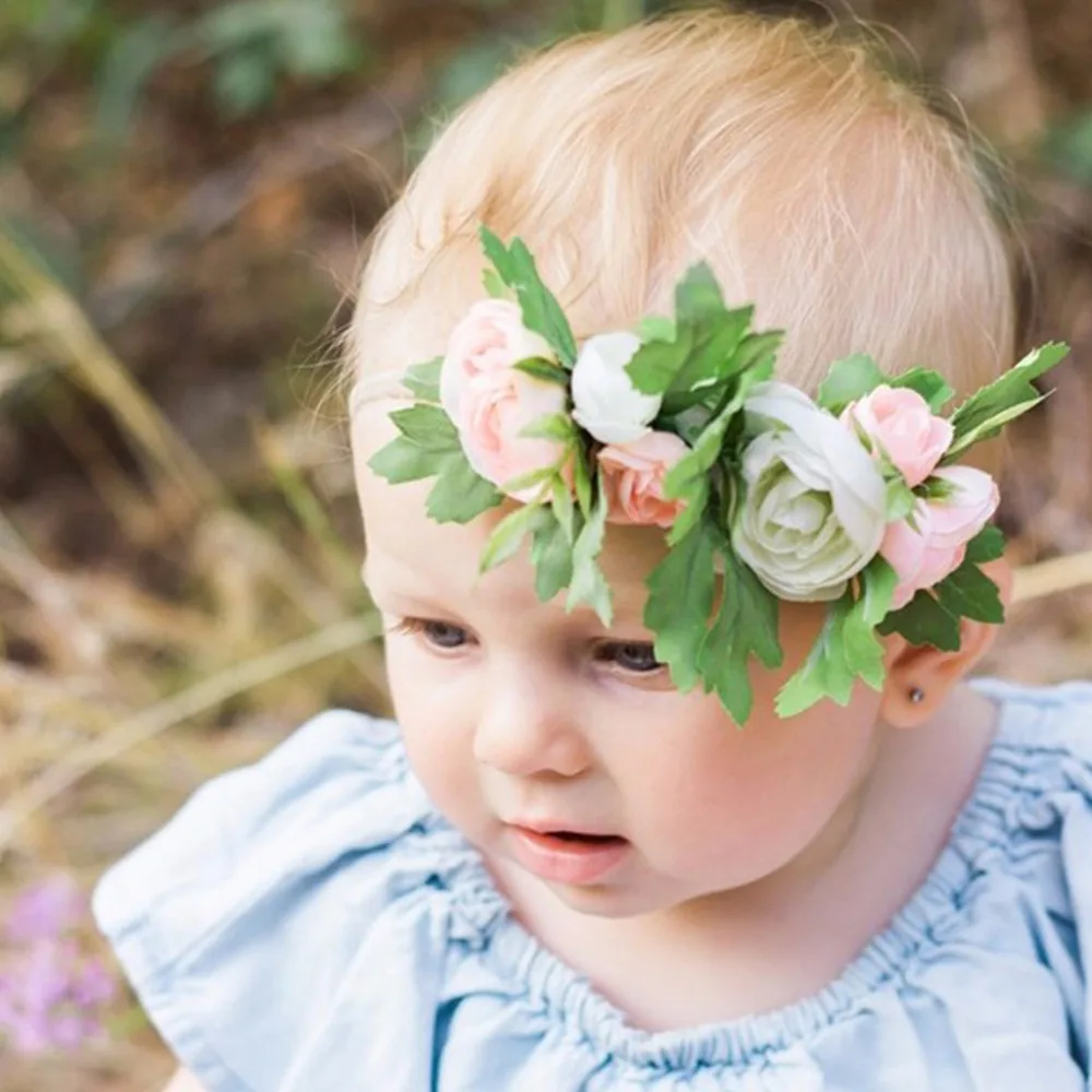 Cute Lace Flower Kids Baby Girl Toddler Headband Hair Band Headwear Accessories
