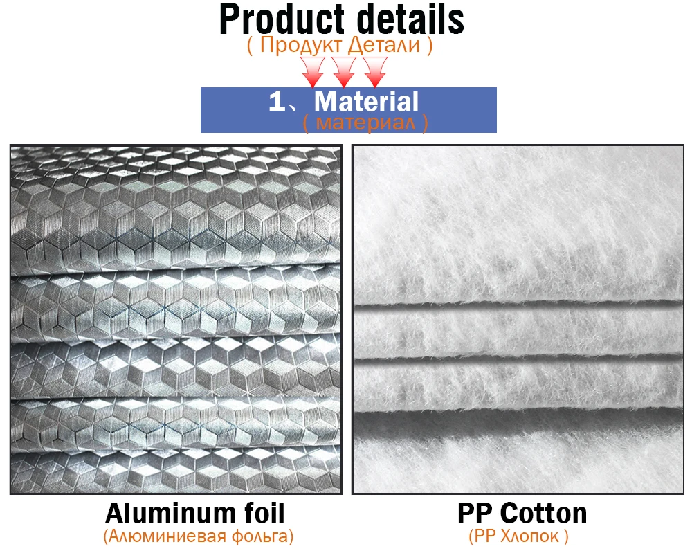 Cawanerl три слоя толстое покрытие автомобиля водонепроницаемый анти УФ Солнце Дождь Снег град защита от пыли поверхность алюминиевая фольга+ внутренний хлопок