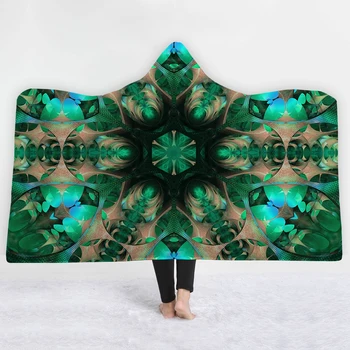 

Dark green Blankets hats cap New pattern Soft comfortable winter spring Autumn Keep warm for baby Sofa fashion blanket