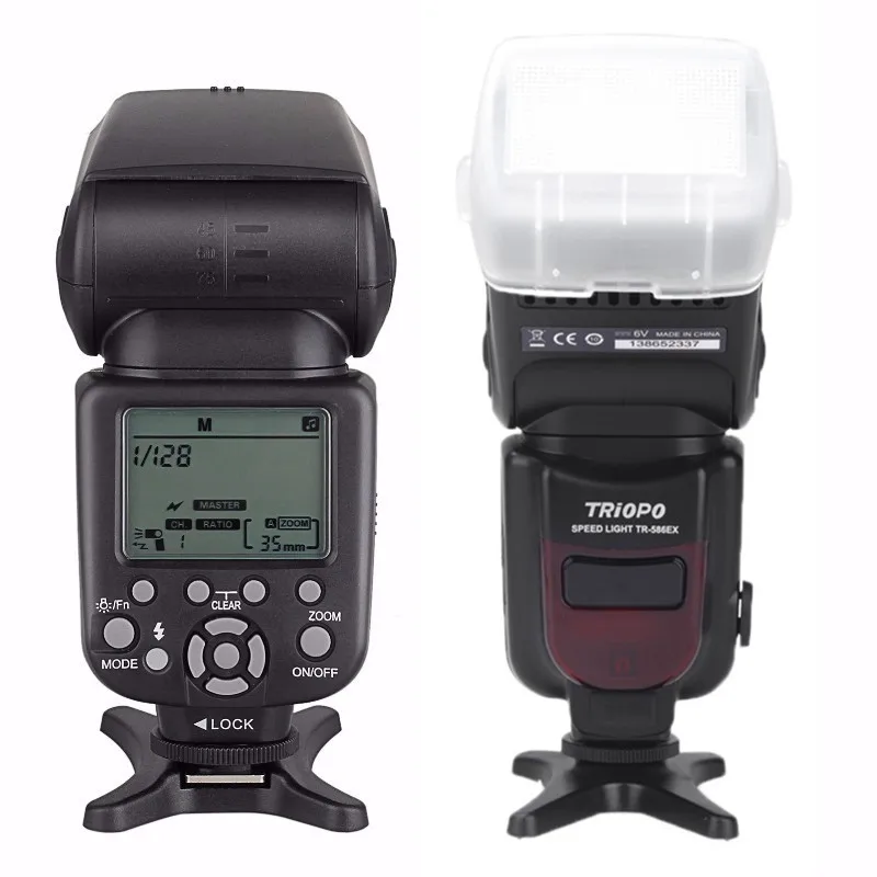 

Triopo TR-586EX TTL Wireless Flash Speedlite Photo For Nikon Canon EOS 450D 60D 80D Camera Speed Light as YONGNUO YN-568EX II