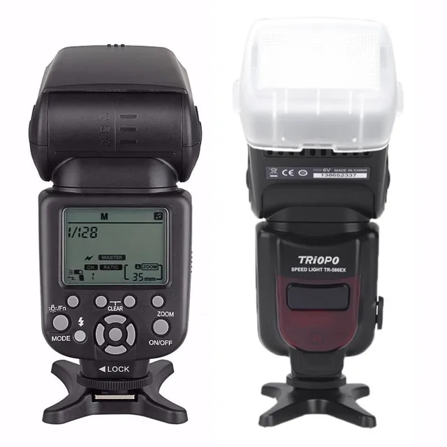 $US $44.84  Triopo TR-586EX TTL Wireless Flash Speedlite Photo For Nikon Canon EOS 450D 60D 80D Camera Speed Li