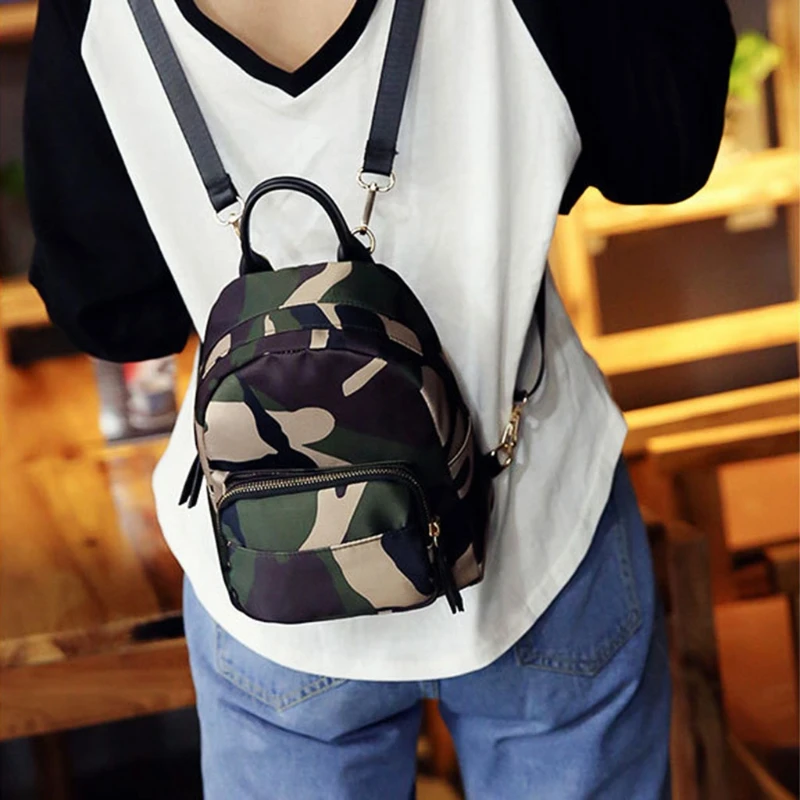

Women Mini Backpack Nylon 912A Shoulder School Travel Small Bag Casual Bag
