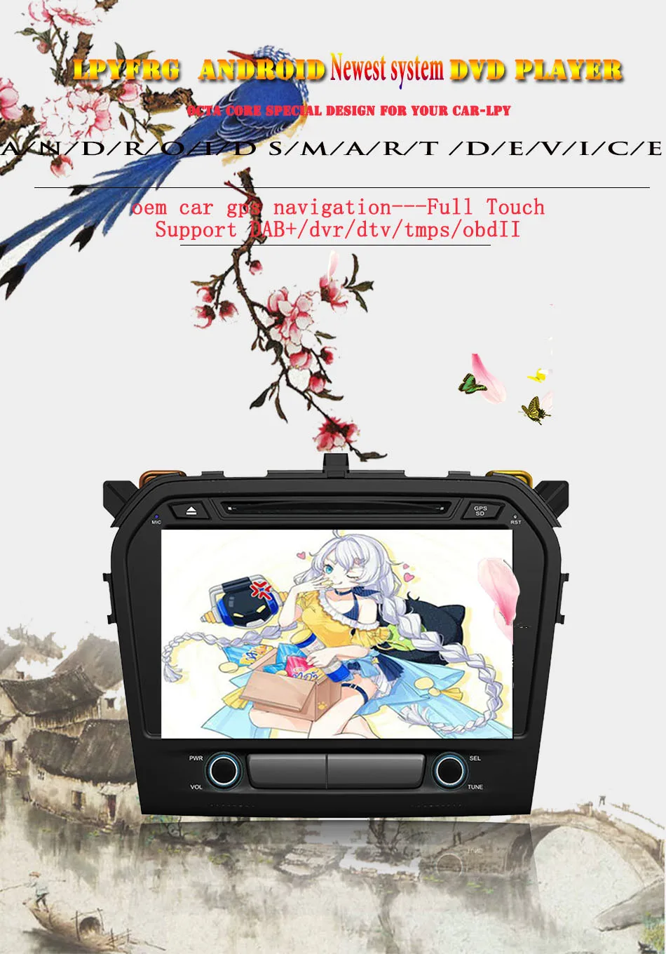 Clearance 4G+64G Android 9.0 car dvd for SUZUKI GRAND VITARA 2015 2016 2017 2018 Car DVD Player gps navigation in dash car stereo Headunit 2