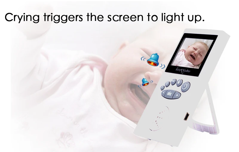 Беспроводная детская камера монитор аудио-видео цветной Детский Монитор детская няня, безопасность камера ночного видения няня с таймером