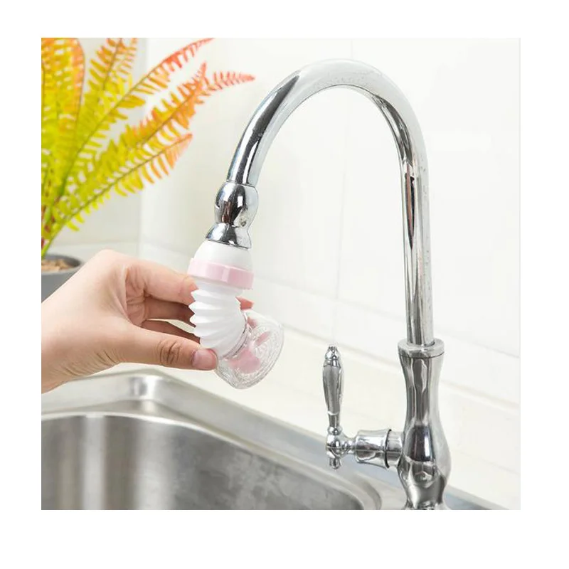 

360 Adjustable Flexible Water tap Filter Kitchen Faucet Tap Extender for Kitchen Bathroom Saving Water Accessories PP PVC Materi