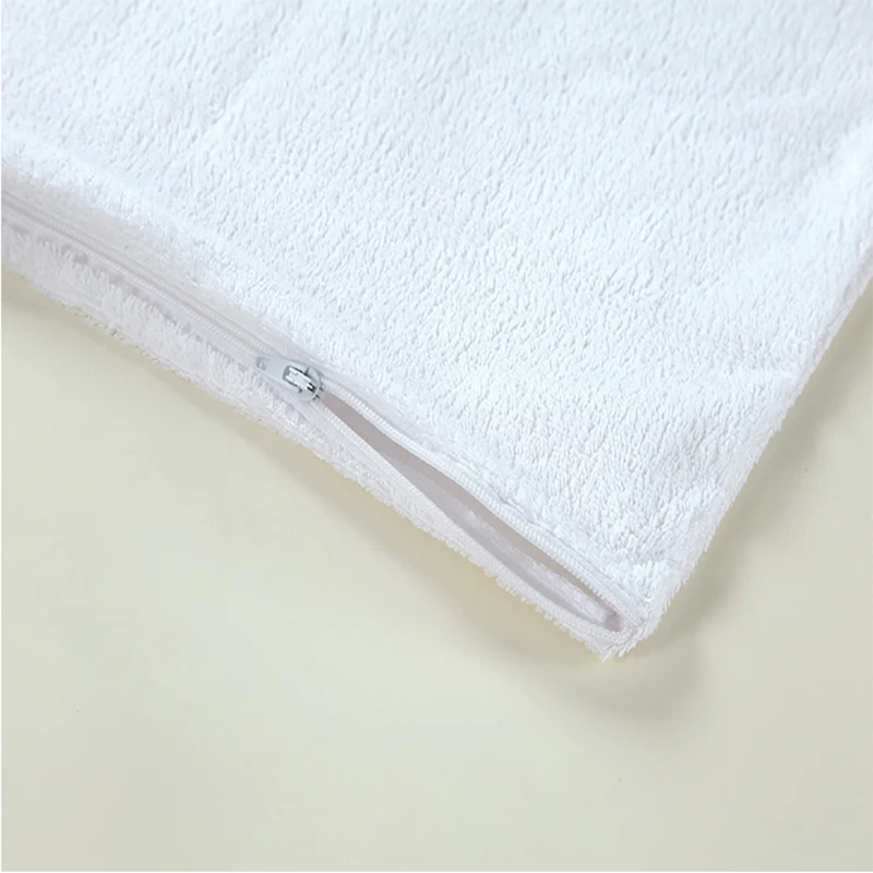 Hot Selling Standard Size 50*70cm One Pair Terry Waterproof Pillow Protector for Baby Bed Wetting