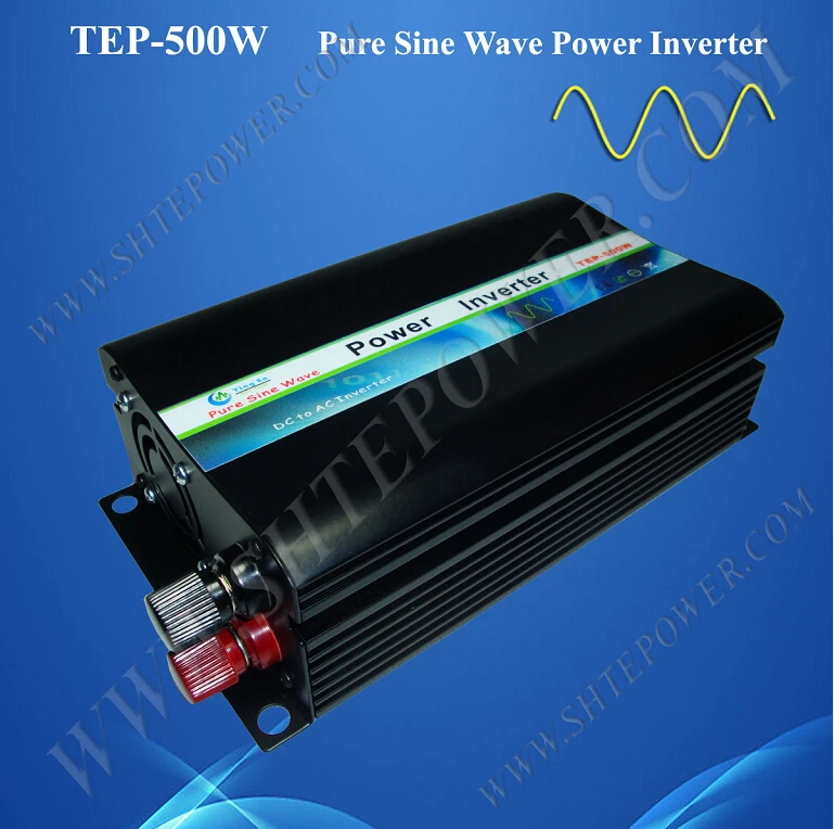 

Free Shipping Pure Sine Wave Off Grid 12v 24v to 110v 120v 220v 230v 240v DC AC Power Inverter 500W