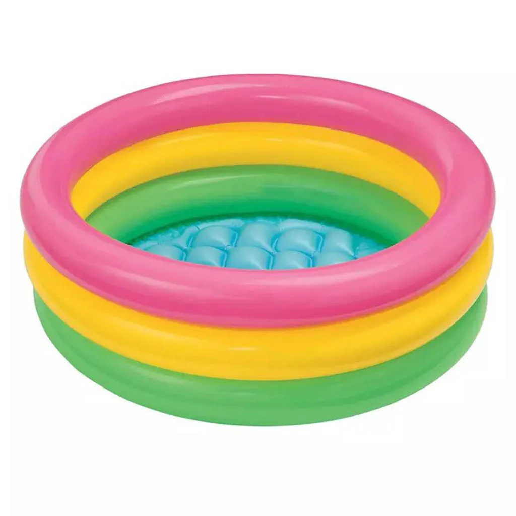 Детский Радужный круглый надувной бассейн для малышей