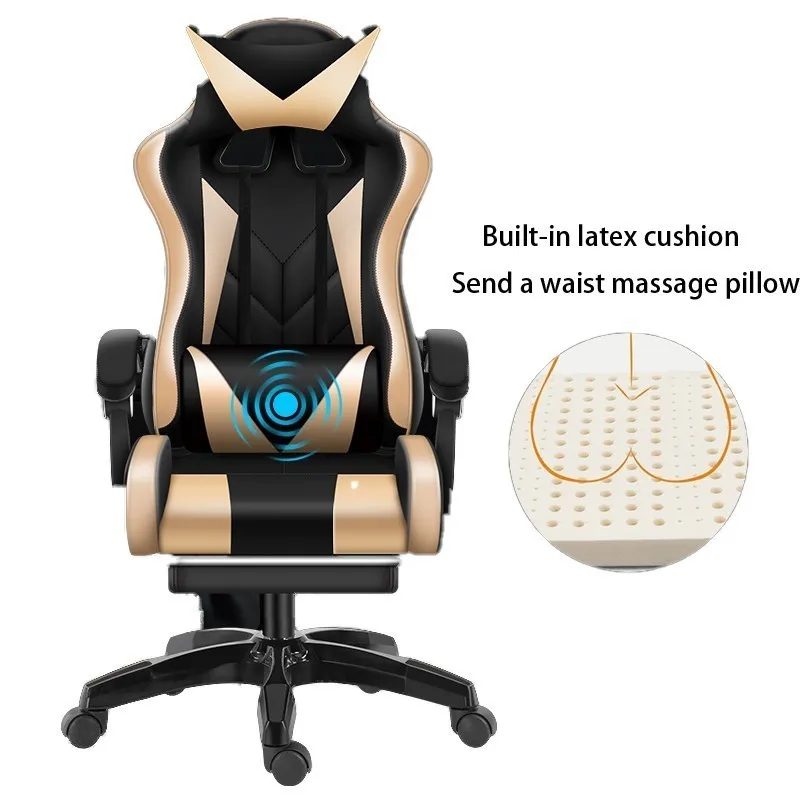  Luxury Quality Esports Poltrona Boss Silla Gamer Office Gaming Chair Can Lie Massage Synthetic Leat