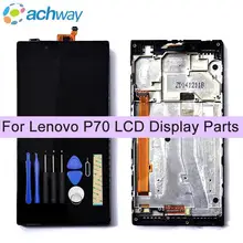 

For Lenovo P70T P70-T P70 LCD Display Touch Screen Digitizer Assembly With Frame For 5.0" Lenovo P70 Display Replacement Parts