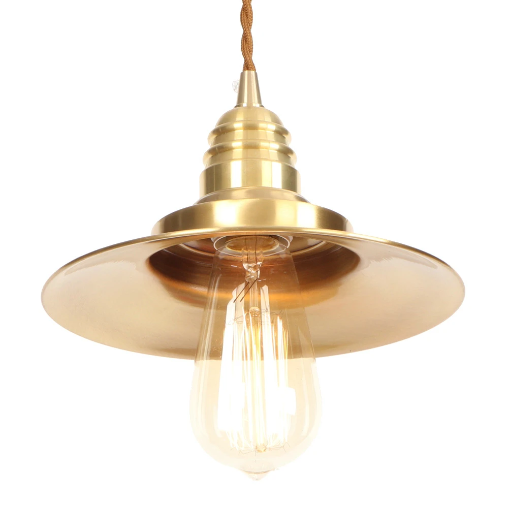 

Bronze Fine copper American Design Pendant Light Bedroom Study Lamp Restaurant E27 Pendant Lamp Led Pendant light RPL0020