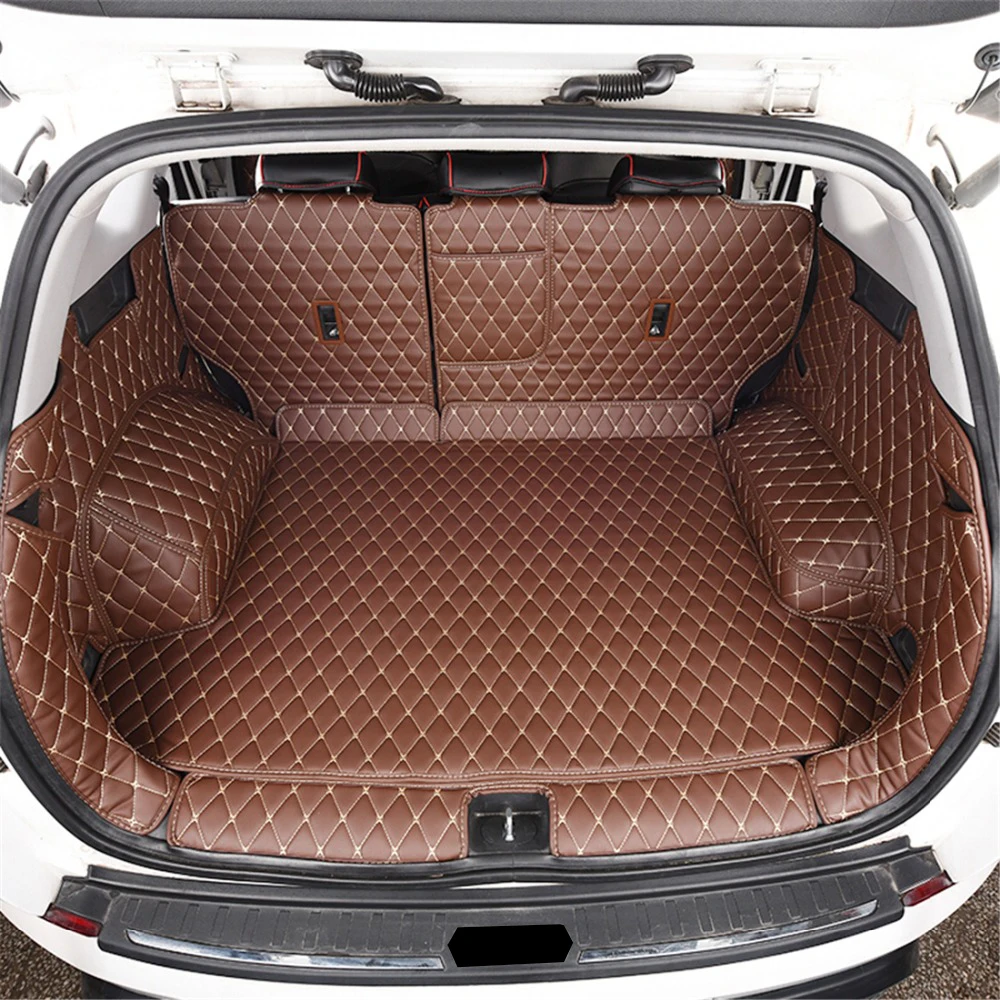 

Trunk Mat For Hyundai Tucson 2015 2016 Pu Leather Interior Trunk Cargo Liner Protection Floor Carpet Mat For Tucson 2017 2018