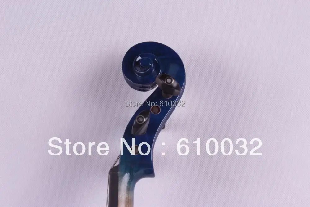 4/4 электрическая скрипка из цельного дерева 3-11# синий цвет 4 струны