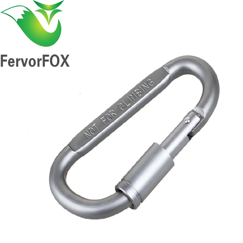 

1PC Outdoor Camping Equipment Alloy Aluminum Carabiner Hunting Survival gear Travel Kit Carbine Hook EDC Carabin mosqueton