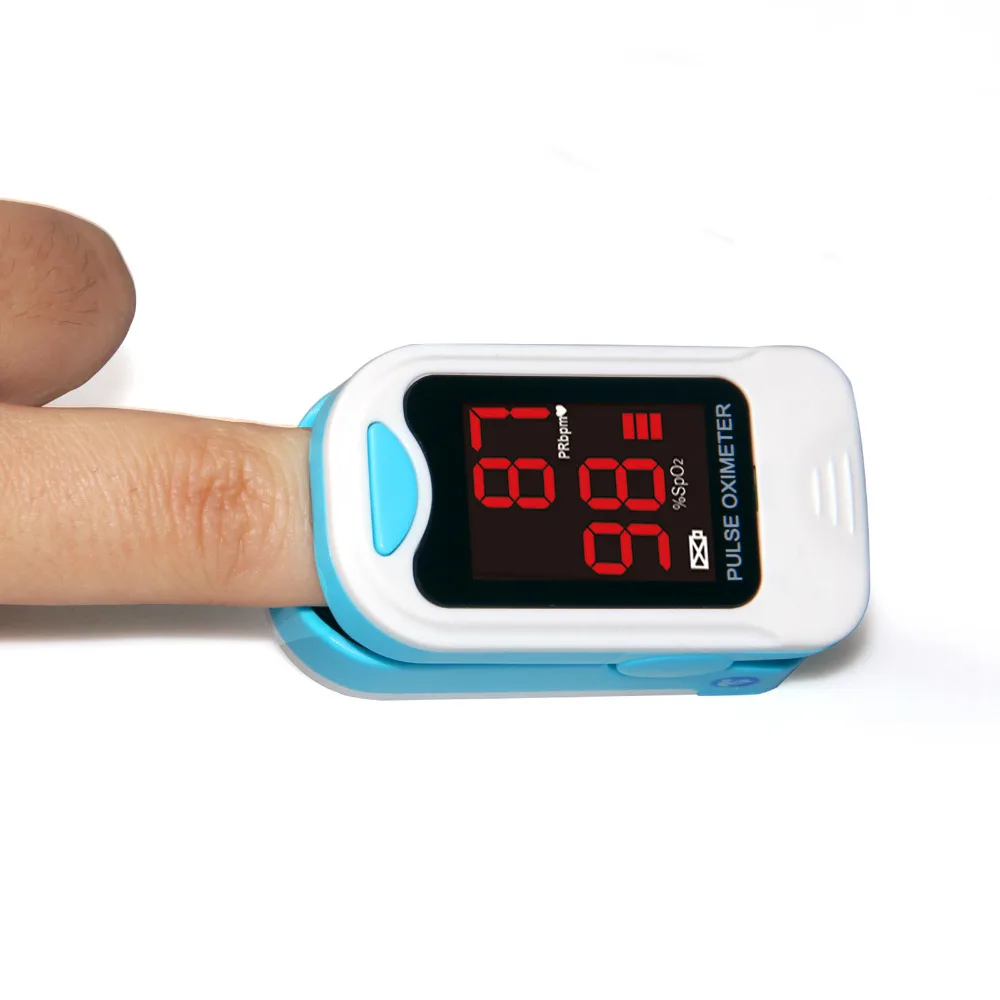 

Finger Pulse Oximeter Blood Oxygen Saturation SPO2 Heart Rate O2 Patient Monitor US Stock,CMS50M,2-5 days Delivery,Pouch+Lanyard